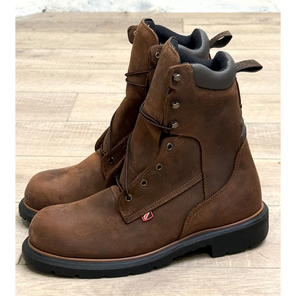 NEW RED WING 400 DYNAFORCE 8-INCH WATERPROOF SOFT TOE BOOTS SZ 11 D